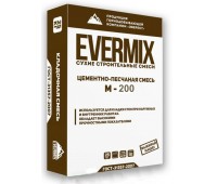 Цементно-песчаная смесь М-200 EVERMIX 25 кг/мешок (56)