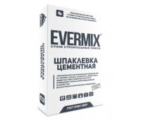 Шпаклевка цементная EVERMIX 25 кг/мешок (56)