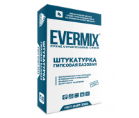 Штукатурка гипсовая базовая EVERMIX 30 кг/мешок (45)