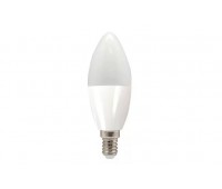 Лампа светодиодная LED 7Вт Е14 белый матовая свеча